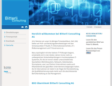 Tablet Screenshot of bitterli-consulting.ch